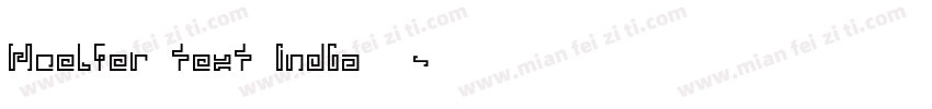 Hoelfer text India字体字体转换